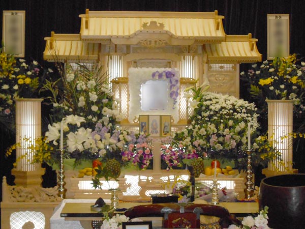 施工例　仏式　家族葬V　名古山式場