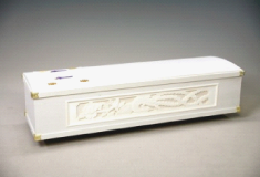 棺ランクアップ 桐2面彫刻印籠棺